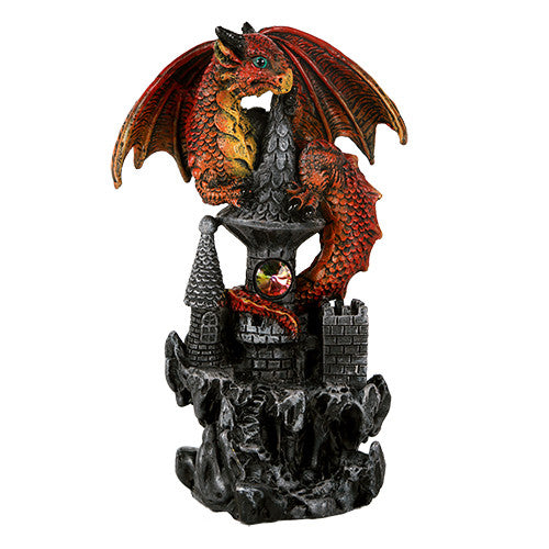 Small Red Guardian Dragon Castle