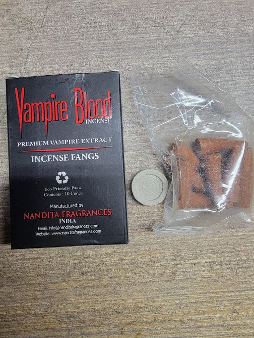 Vampire Blood Incense Cones & Burner