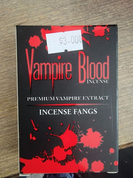 Vampire Blood Incense Cones & Burner