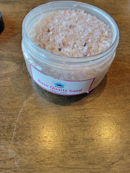 Rose Quartz Sand/Fine Chips approx. 200gm