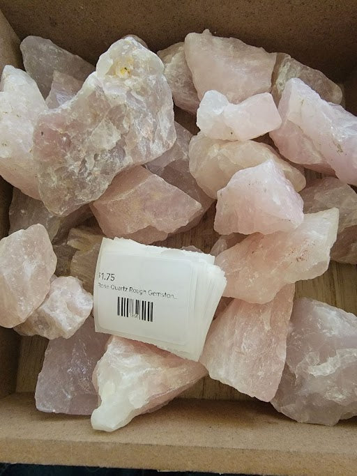 Rose Quartz Rough Gemstones