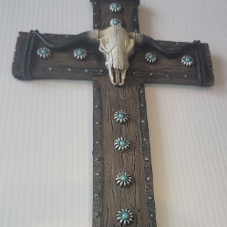 Western Crucifix Wall Plaque